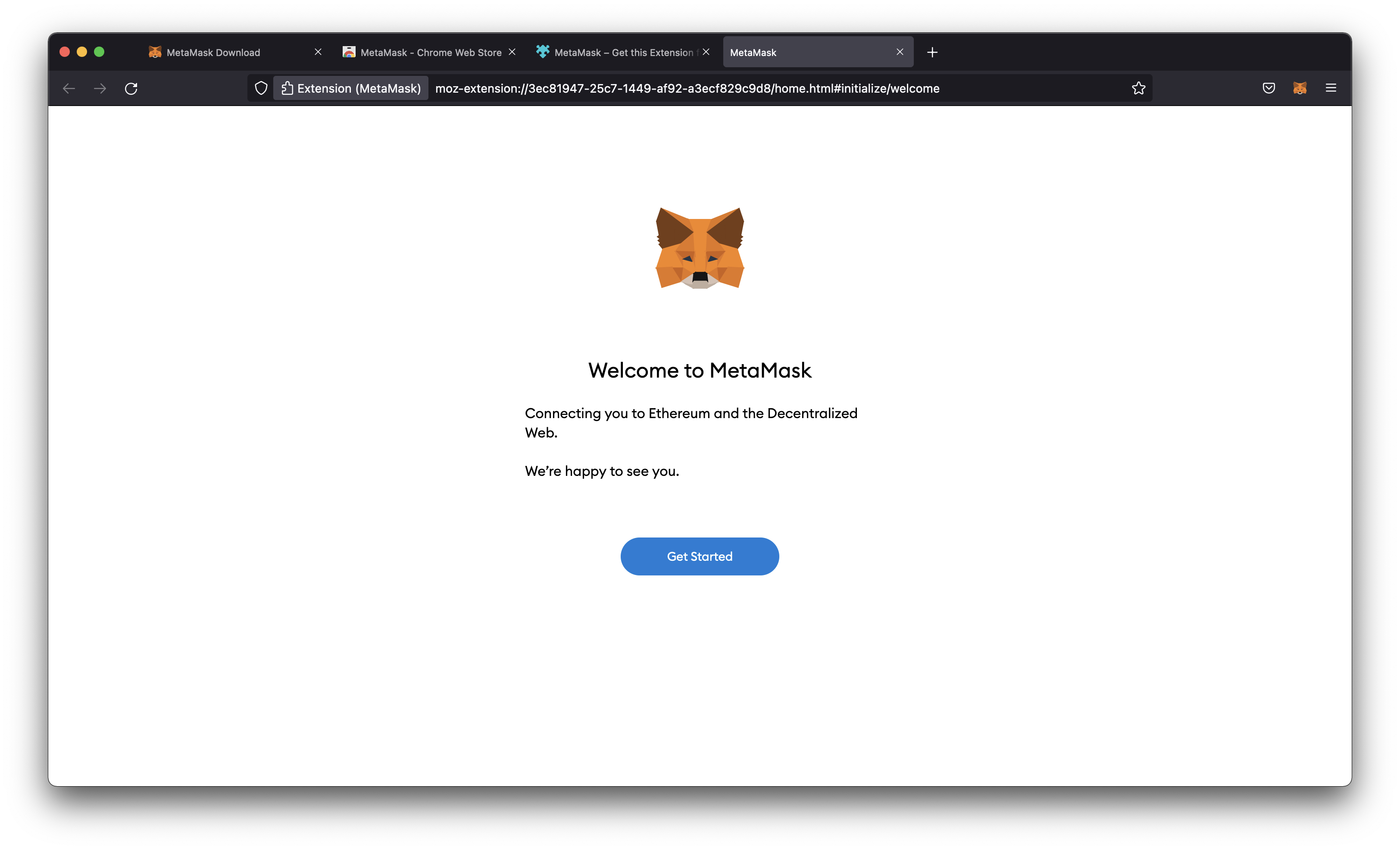 Welcome to MetaMask